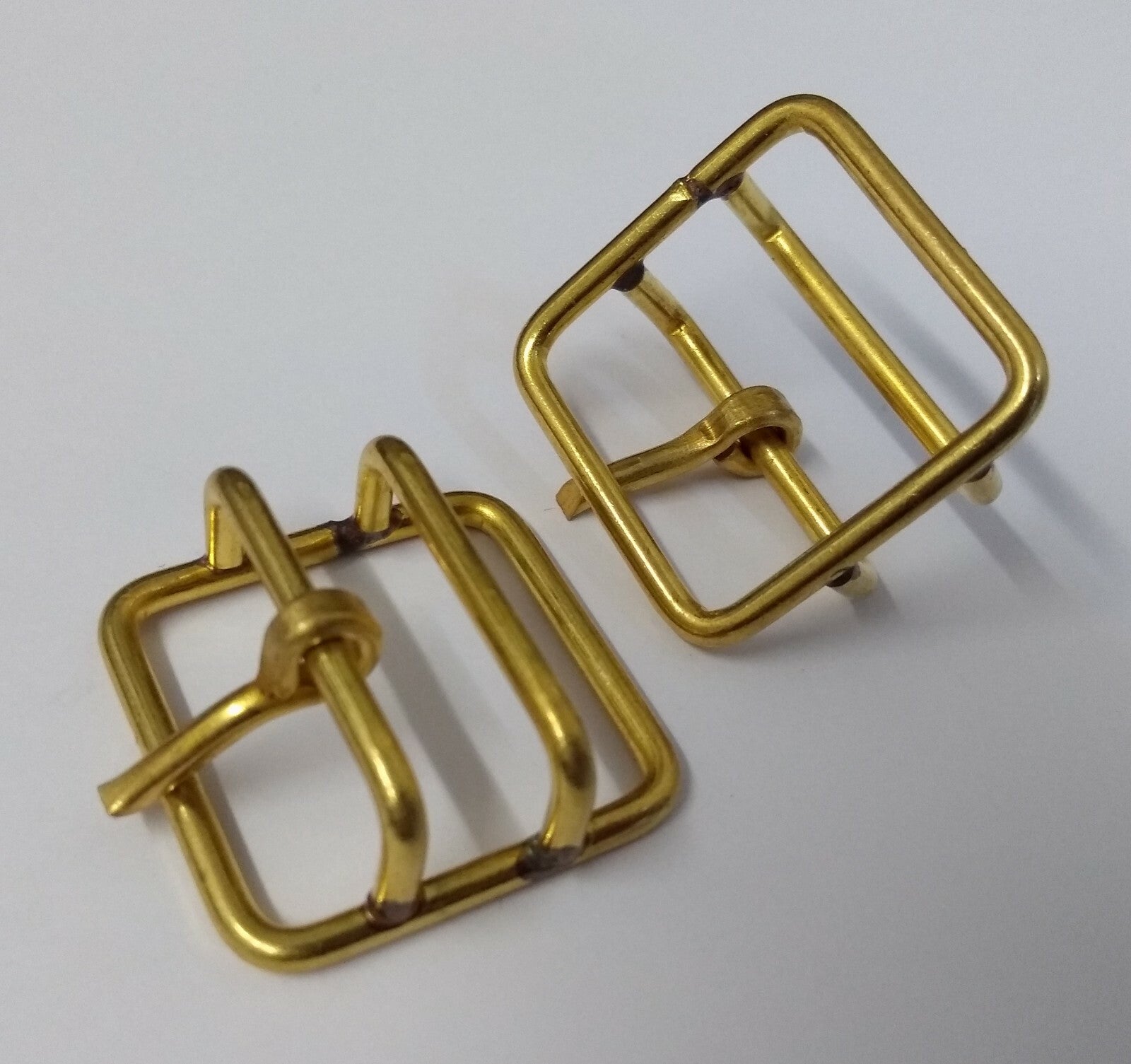 Genuine British Issue Twin Bar 1" Buckles for Leather Straps x 2 NEW