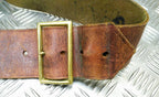 Vintage Drum Belt Brown Leather British Issue Pre WW2 Faulty