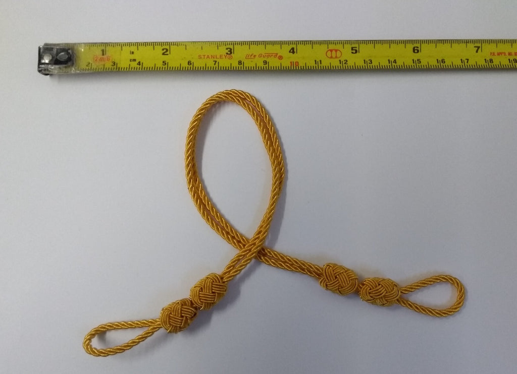 Officers Gold Chin Cord Strap Minatare Ceremonial Issue British Made - NEW