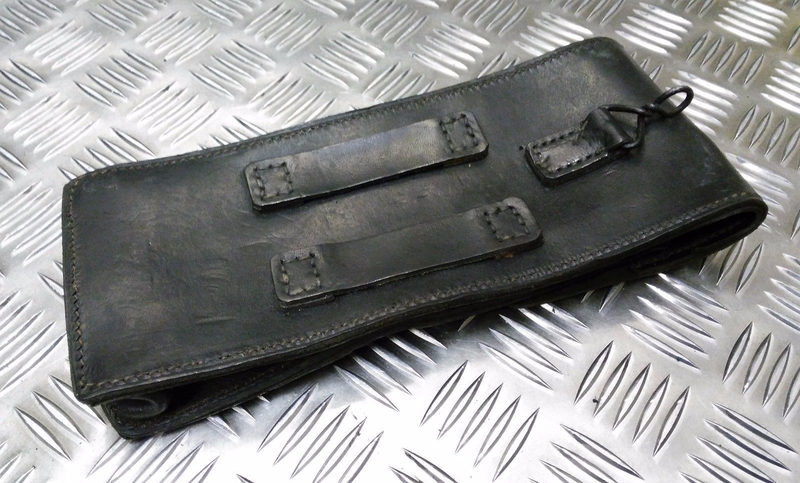 Genuine Vintage Issue Large Leather Ammo / Utility Pouch / Medic Pouch