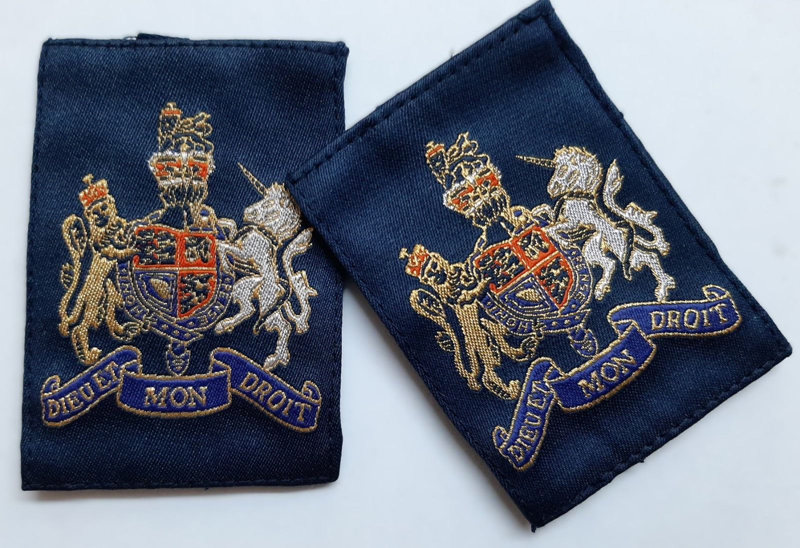 RAF Royal Air Force Airforce Shirt Slides / Sliders Shoulder Epaulettes (WO) 1 Pair