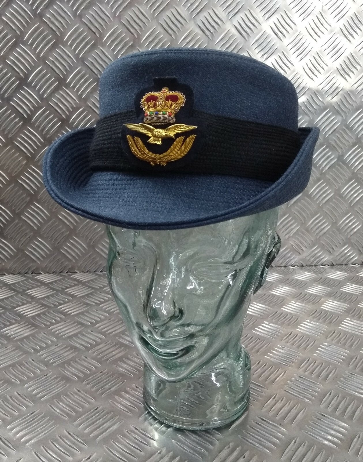 WRAF / RAF Tricorn Hat Airforce Blue Grey Colour Royal Air Force OFCs Womans Headwear Assorted