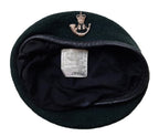 The Rifles Beret Green British Army Dress Uniform 100% Wool With Insignia