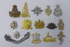 British / Other Metal Hat / Cap / Collar Badges Assorted Faulty
