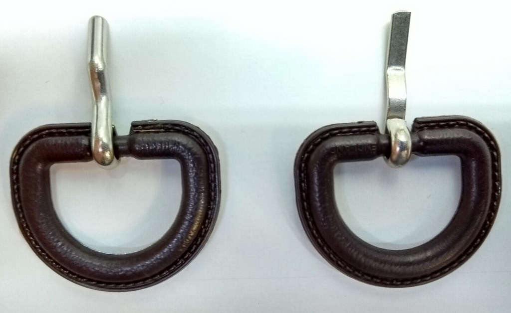 Stable Belt Replacement Covered Brown Buckles 2cm Genuine British 1 Pair NEW