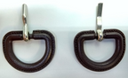Stable Belt Replacement Covered Brown Buckles 2cm Genuine British 1 Pair NEW