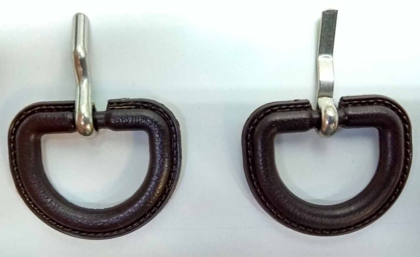 Stable Belt Replacement Covered Brown Buckles 2cm Genuine British 1 Pair NEW
