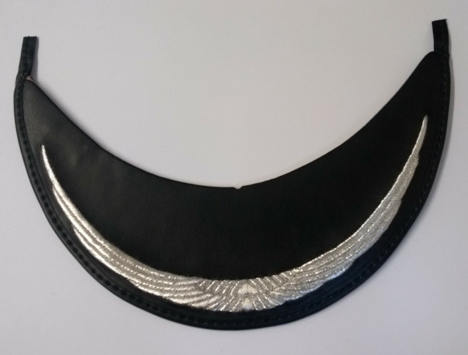 Genuine British Made Senior Officer Silver Decorative Braid Dress Cap Peak PEK0G