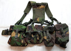 Airborne Army Webbing British DPM Camo Assault Belt Yoke & Assorted Pouches (M)