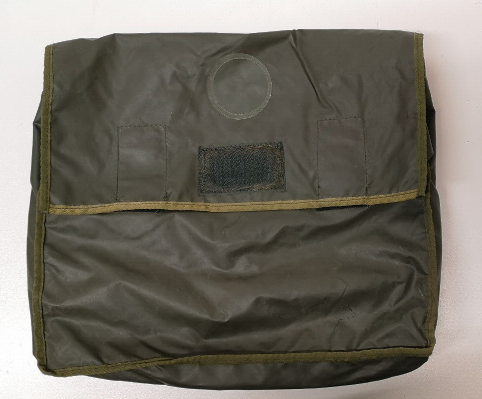 Swedish Army Rubberized Vinyl Waterproof Side Shoulder Messenger Bag