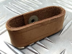 Genuine Vintage Tan Brown Leather Belt Slide / Stay Max 4.5cm Belt