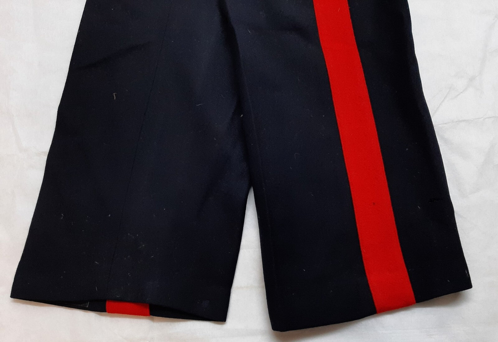 Vintage No1 Trousers British Army Red Stripe Blues Other Ranks 1966 Faulty