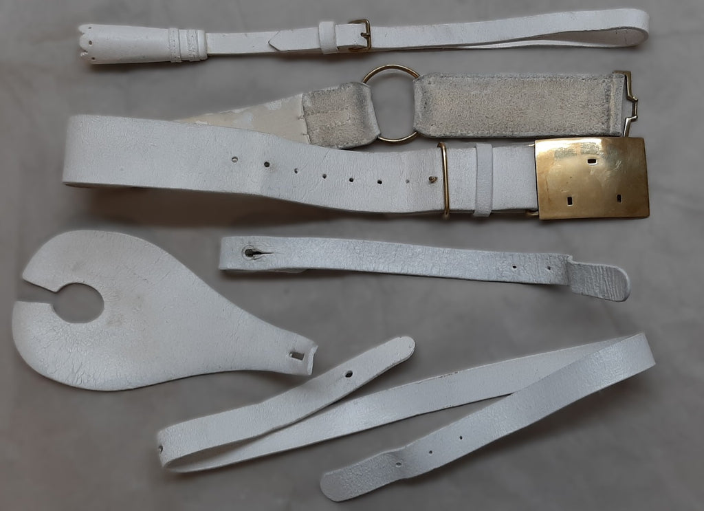 Cavalry Belt Buff Leather HCav Set Knot Hilt & Strap British