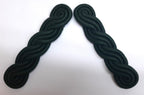 WO Shoulder Cords 3 Ply British Royal Irish / Rifle Green Army Dress Cord
