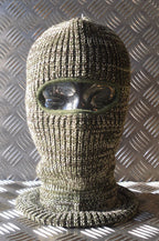 Brand New One (1) Hole Balaclava / Beanie Hat - Very Warm - Green Camouflage