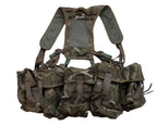 Airborne Army Webbing British Assault Camo Belt Yoke & Assorted Pouches (5)