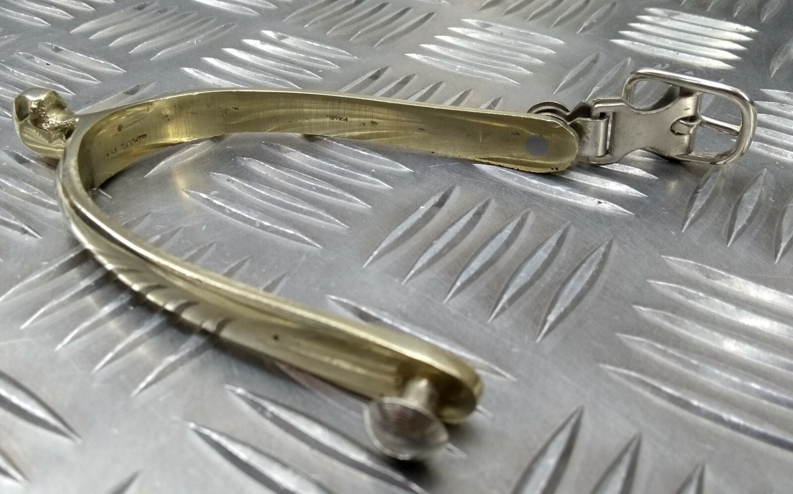 Genuine Vintage Issue Officers Cavalry Type Parade Buckle Spurs- NEW