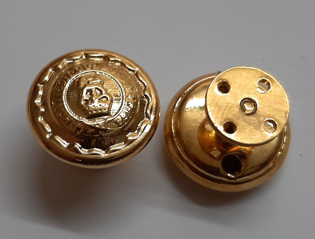RLC Shoulder Buttons Screw Fitting Size 30L Dress British Army New
