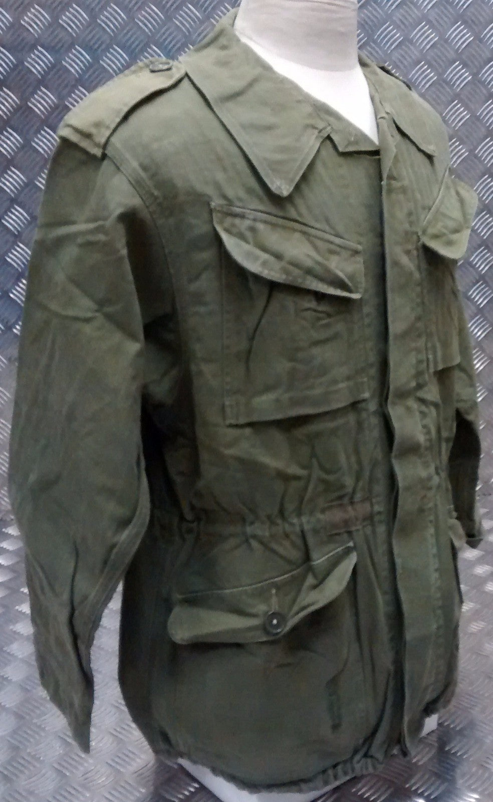Genuine Vintage Combat Jacket 1980's Distressed Look Unique Look 60's