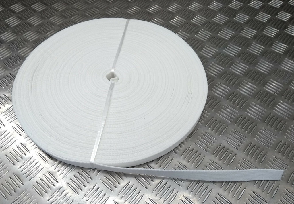 Genuine British Ceremonial White Courlene 22.5mm Strap Web Material NEW