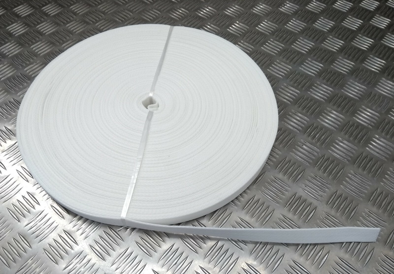 Genuine British Ceremonial White Courlene 22.5mm Strap Web Material NEW