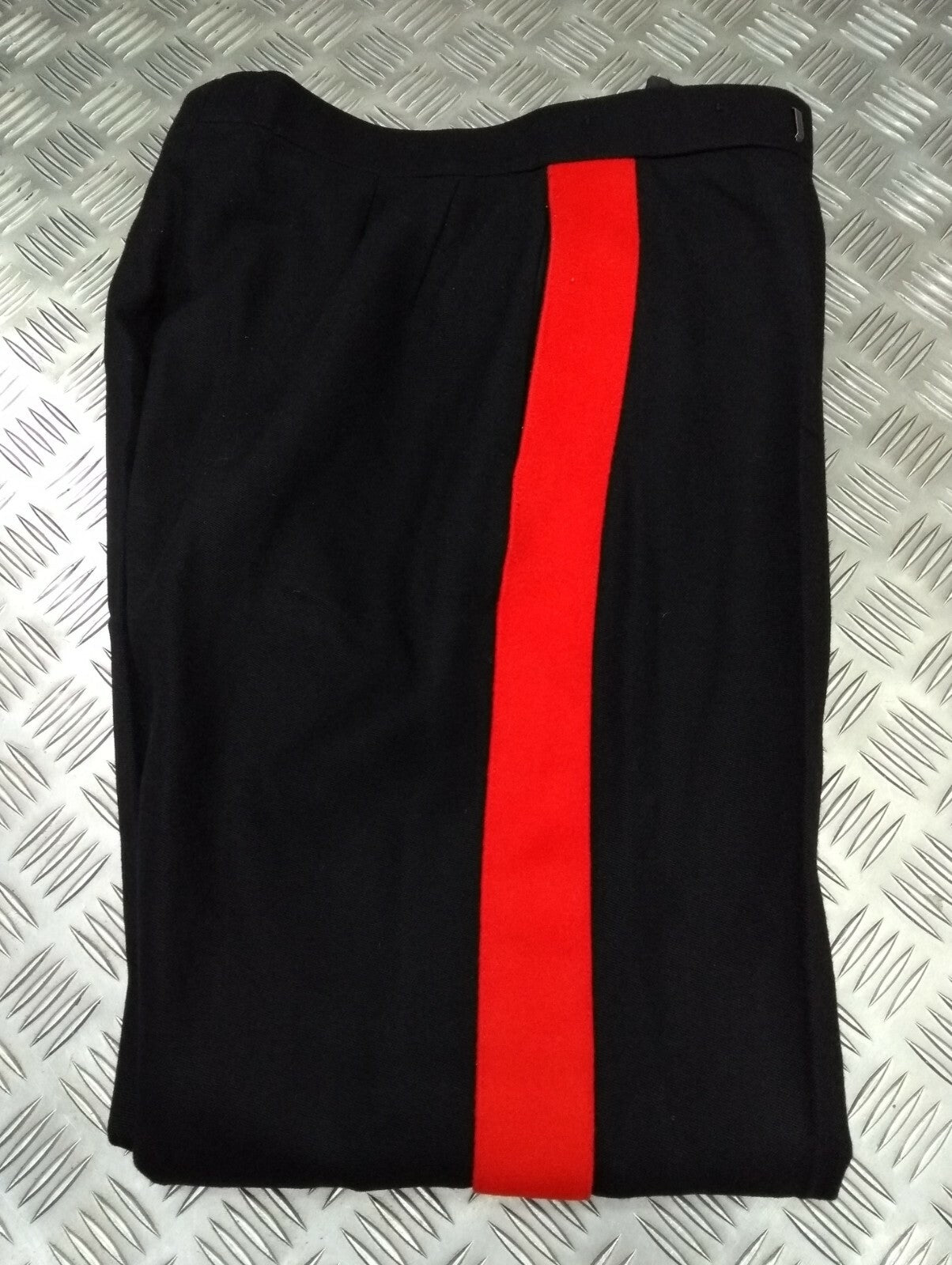 No1 Dress British Trousers 1 3/4" Red Stripe Tailored By G.D Golding W29"