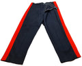 No1 Army Trousers British Officers Blues Red Stripe Dress Uniform Waist 39"