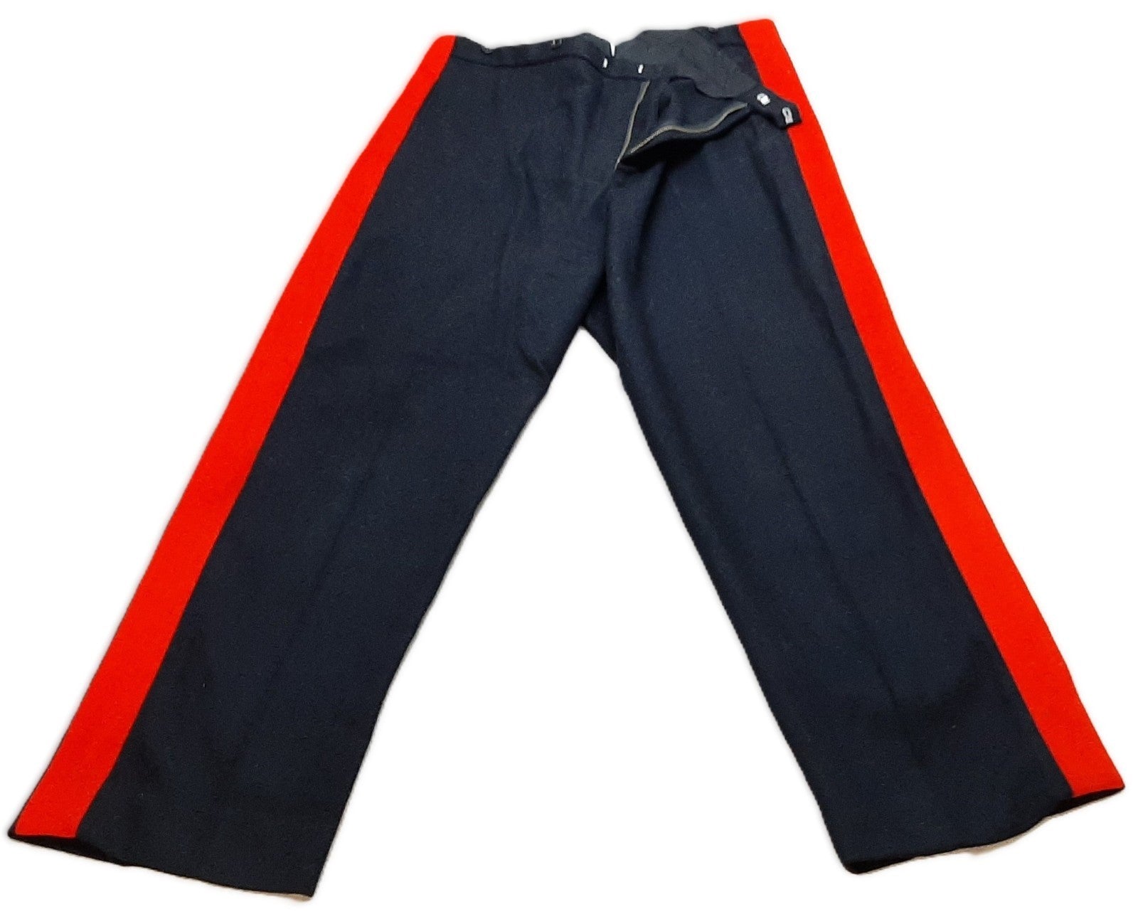 No1 Army Trousers British Officers Blues Red Stripe Dress Uniform Waist 39"