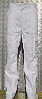 White Military Style Combat Cargo / Utility / Field Trousers - All Sizes - NEW