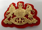 HCav Large Badge Coat of Arms / General Service with Scarlet Felt