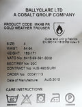 Mk4B FR Trousers British Ballyclare LTD Cold Weather Over Trouser Asst