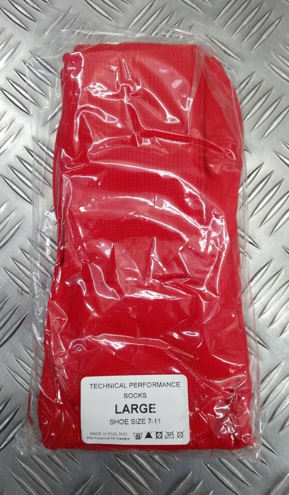 Genuine British PTI Issue Training Performance Sports Socks Red Large