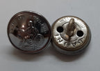Britannia B.O.E Insignia Small Ring Back Obsolete Buttons for Collectors X2