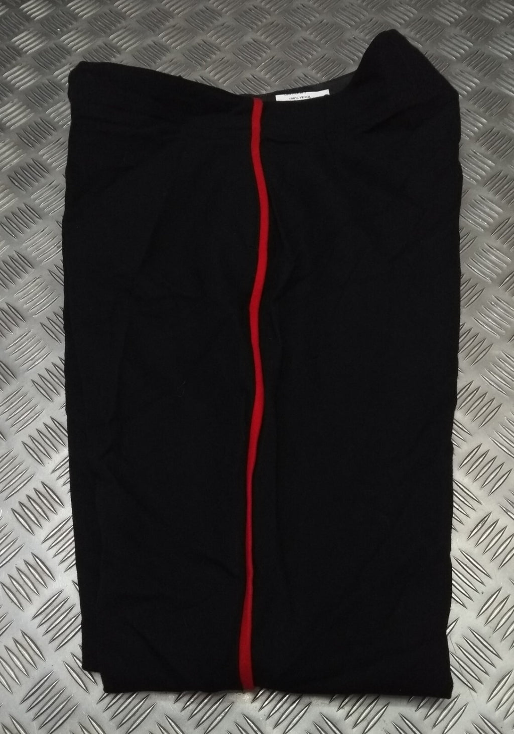 No1 RM Trousers Zip Closure Winged Backed Genuine Naval Issue With Foot Straps