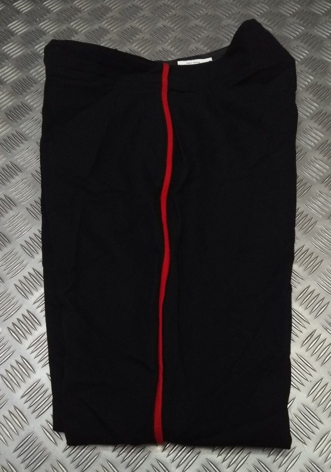 No1 RM Trousers Zip Closure Winged Backed Genuine Naval Issue With Foot Straps