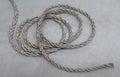 Silver Cord 3 Ply Metallic Rope For Shoulder Boards Collar Tabs or Gorgets 2.5mm