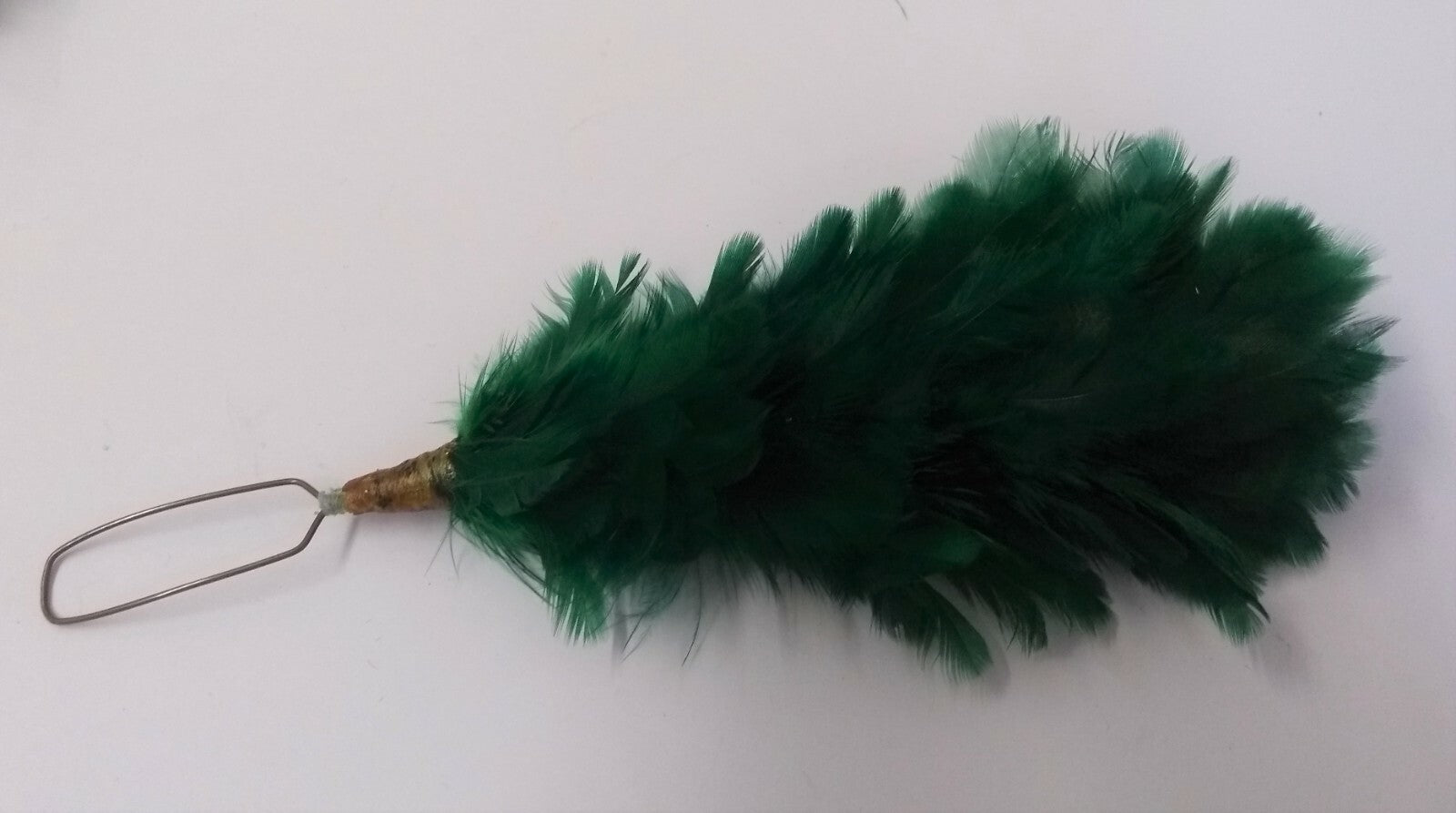 Vintage Green Hackle Plume Feathers Glengarry / Balmoral Hats ETC Genuine Issue