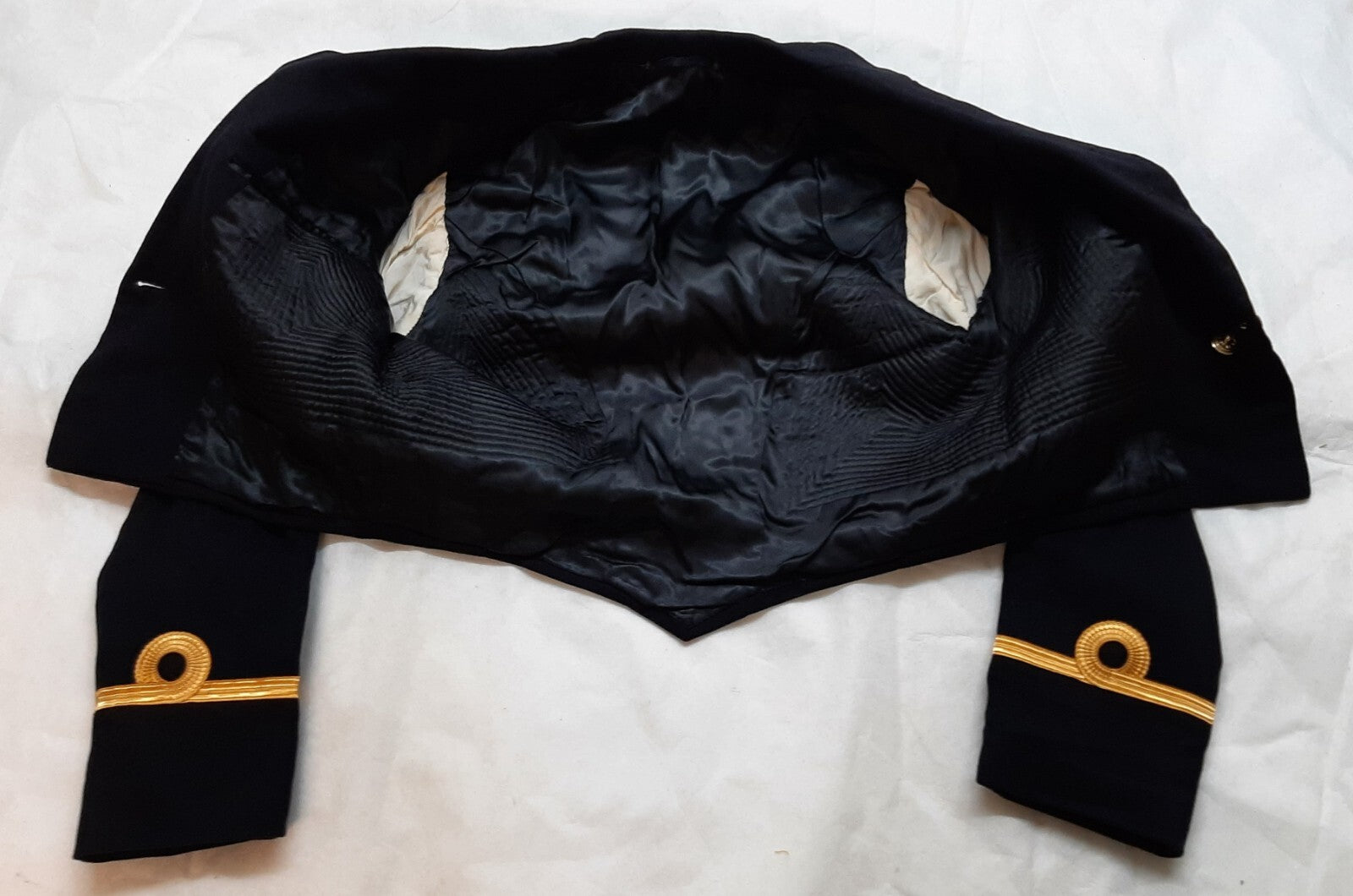 Navy Mess Jacket Sub Lt Cuff Curls British Naval Ofc Dress RN