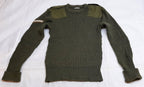 Army Commando Jumper British Forces Ribbed Olive Green Pullover L CPL Insignia M