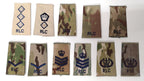 Royal Logistic Corps RLC Rank Slide Various Ranks & Camo Genuine British Army
