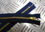 Genuine Vintage British YKK Brand 7" Closed End Zip Zipper