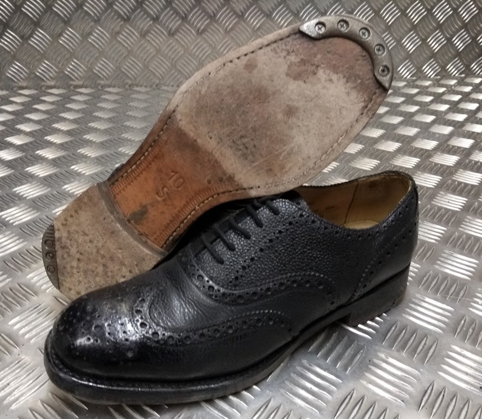 British Highland Brogues Highland & Pipers Service Dress Shoes Brogues Blakeys