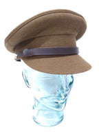No2 Officer Hat British Army Regimental Dress Cap Buttons & leather Chinstrap