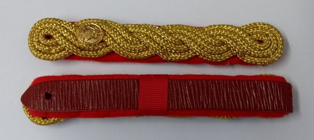 Major Shoulder Cords Ceremonial Wire Mess Cord Shoulder Epaulettes & Rank Pips