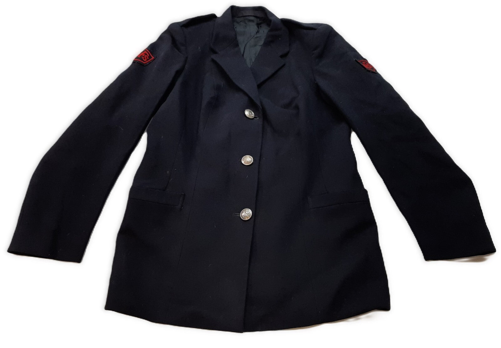AFS Jacket Woman's Vintage British Auxiliary Fire Service (NFS) Uniform Dress
