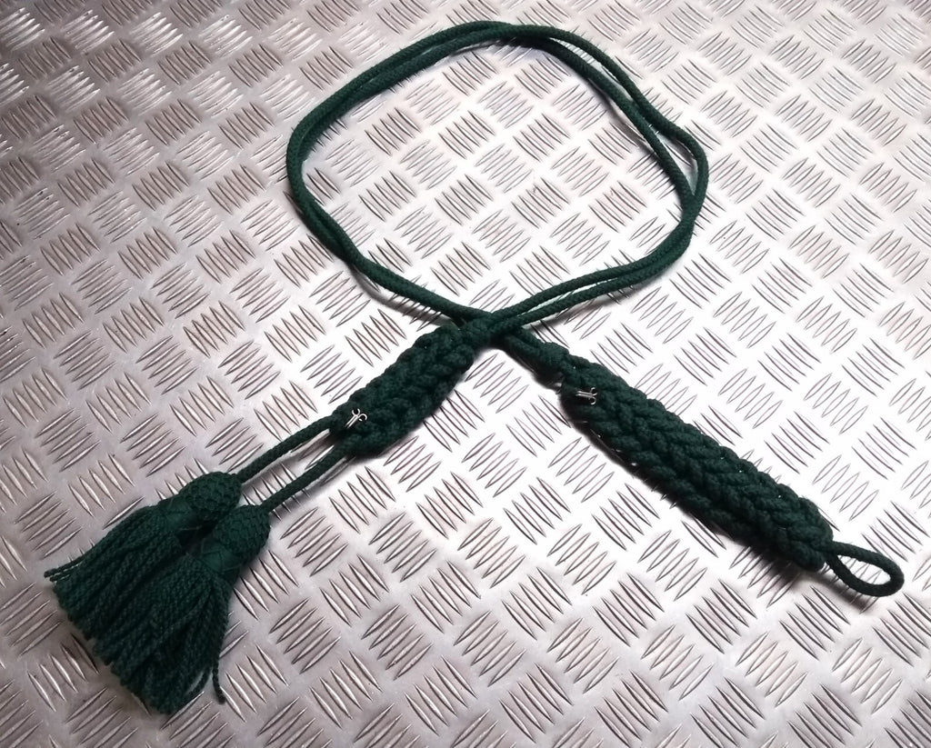 Musicians Dress Cord British Ceremonial 6.5mm Specification Green