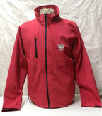 British Army Red Base Layer Soft Shell Jacket with Polish Eagle and Number 7 Insignia Size L
