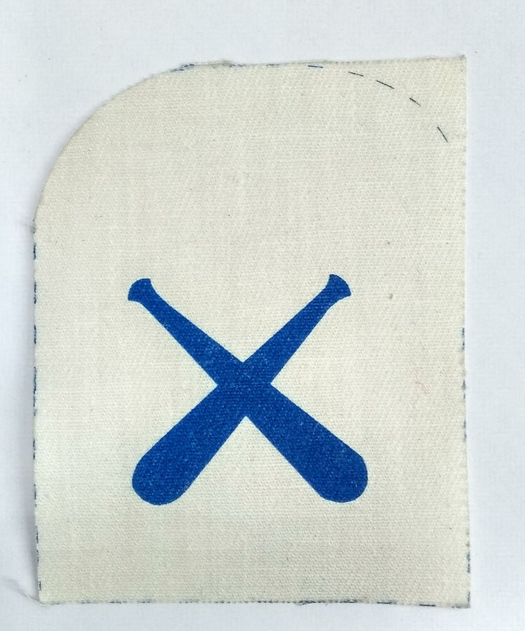 Royal Navy Physical Trainer Blue & White Printed Qualification Patch