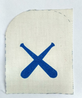 Royal Navy Physical Trainer Blue & White Printed Qualification Patch