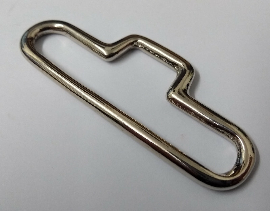 Genuine Issue Belt Chrome Buckle Retainer Female Catch Side